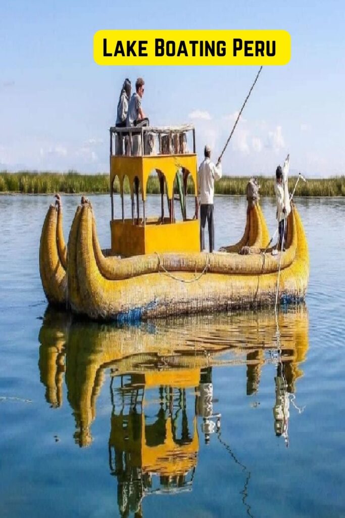 Lake Boating In Peru